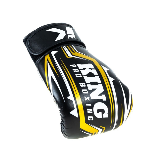 King Pro Boxing Boxningshandskar BG Spartan – Svart/Gul