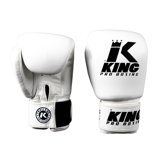 King Pro Boxing Boksehandsker BGVL3 – Hvid/Sort