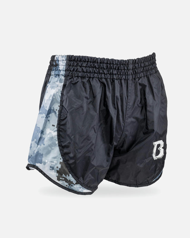 Calções de Muay Thai Booster Retro Hybrid – Cinzento