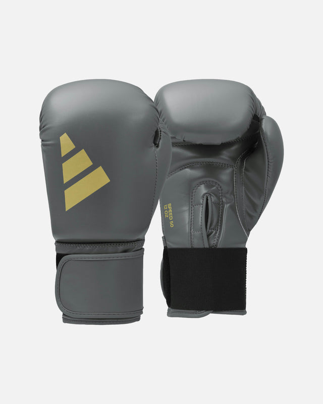 Adidas Boksehandsker Speed 50 - Grå/Guld