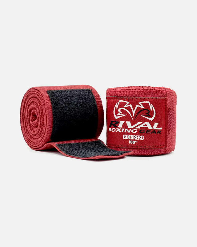 Vendas de boxeo Rival Guerrero 450 cm - Rojo vino