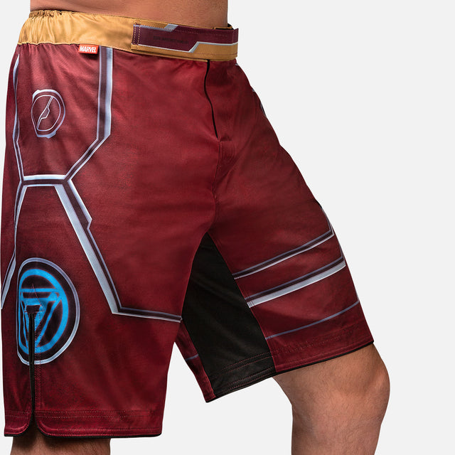 Spodenki MMA Marvel Iron Man – Czerwone