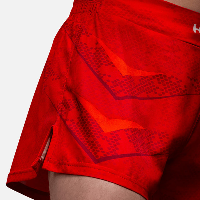 Pantaloncini Muay Thai Hayabusa Arrow – Rosso