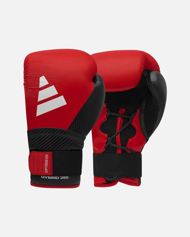 Guantoni da boxe Adidas Hybrid 250 Duo – Rosso/Nero