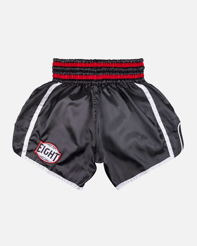8 WEAPONS Muay Thai shorts Bangkok – Sort/Hvid