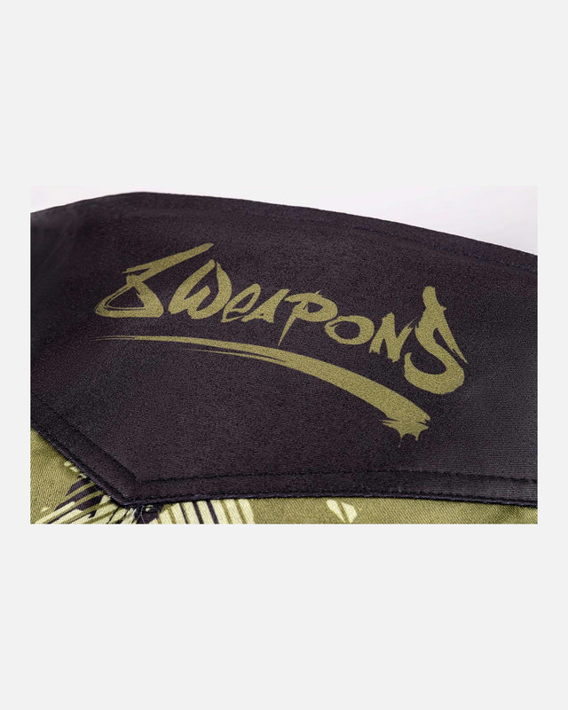 8 WEAPONS MMA-shorts Hit 2.0 - Oliven/Sort