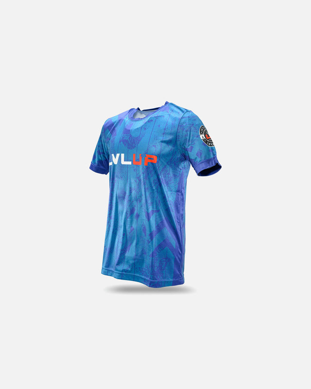 LVL UP Triko Stadium Tee – Modré