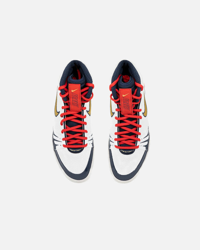 Nike Brottningsskor Freek SE - Vit/Guld/Marinblå