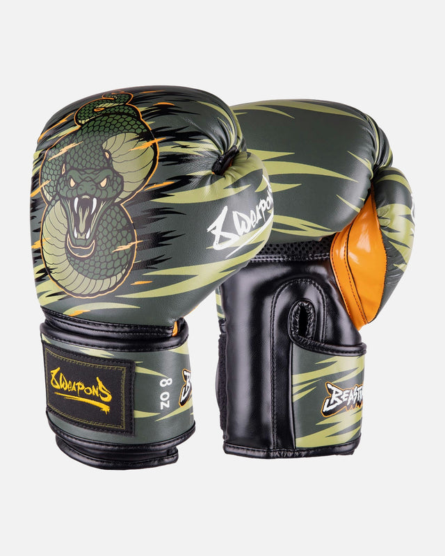Luvas de boxe 8 WEAPONS Beastial Viper – Caqui