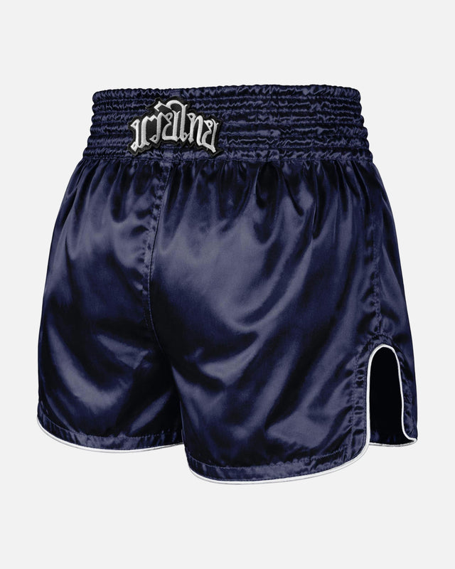 8 WEAPONS Muay Thai-shorts Mongkol – Marinblå/Vit