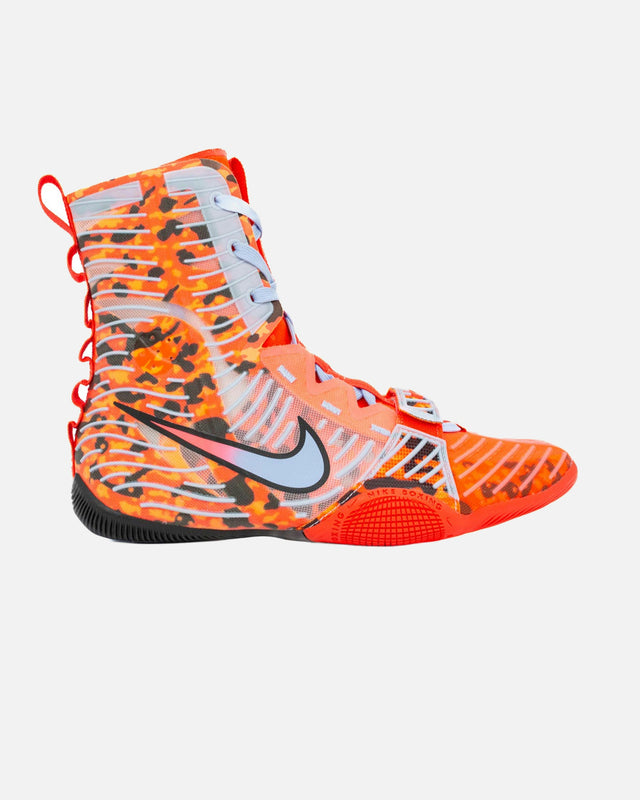 Ghete de box Nike HyperKO 3 – Roșu/Argintiu