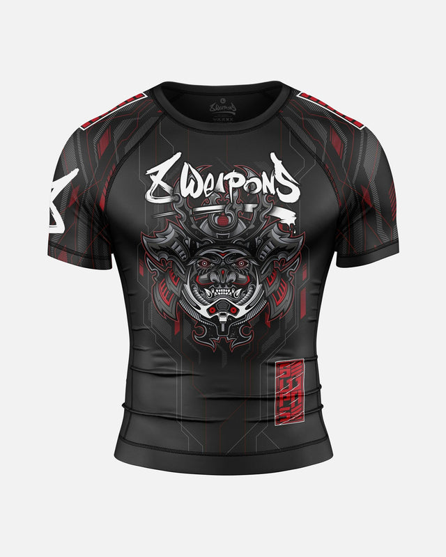 Rashguard 8 WEAPONS Samurai 2.0 – Noir/Rouge