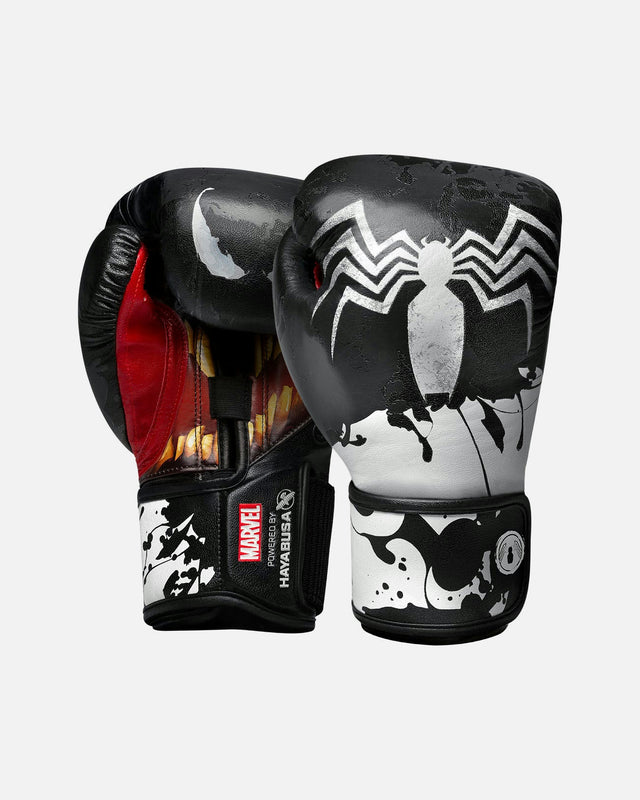 Mănuși de box Hayabusa x Marvel Venom – Negru/Alb