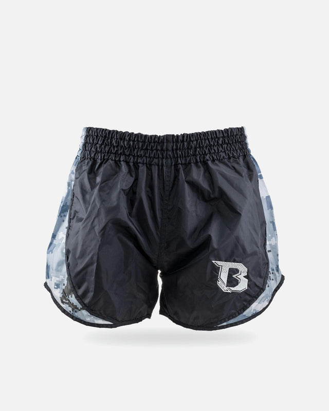 Calções de Muay Thai Booster Retro Hybrid – Cinzento