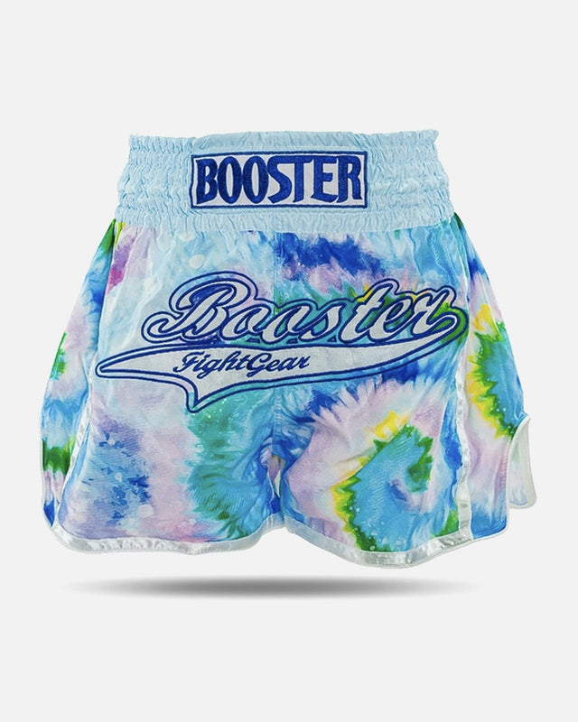 Booster Muay-Thai-Shorts TBT Swirl – Blau