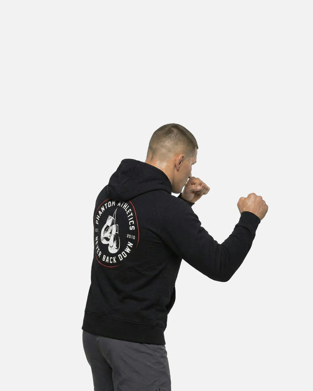 Phantom Athletics Hoodie Never Back Down - Svart