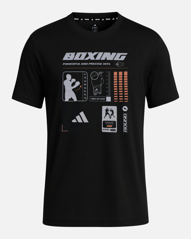 T-shirt Adidas Boxing Graphic Line – Nero