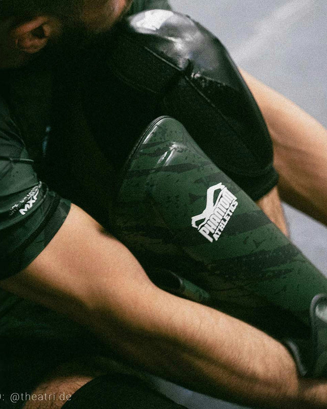 Chrániče holení Phantom Athletics Camo Tiger – Vojenská zelená