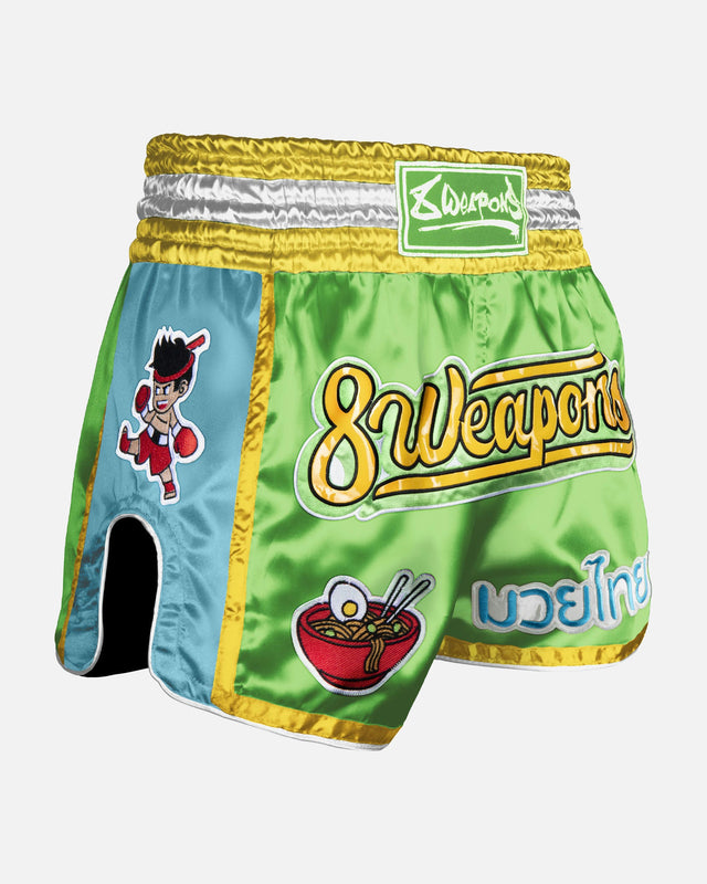 Muay Thai trenky 8 WEAPONS Yummy – Zelené