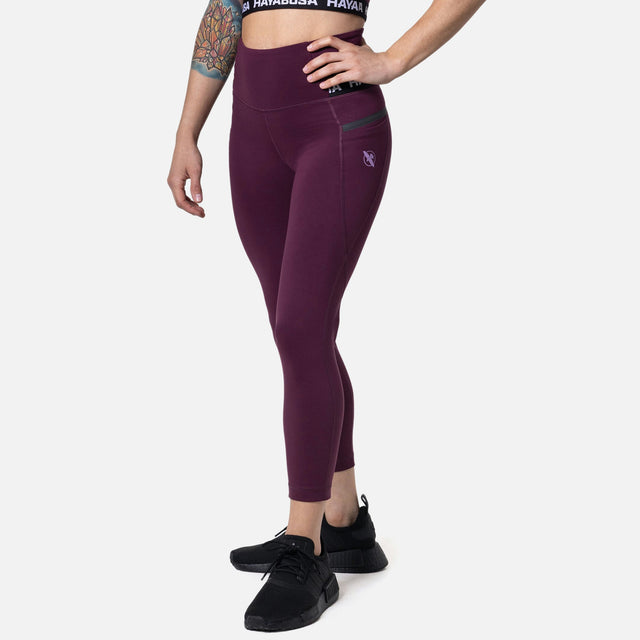 Hayabusa Leggings High Rise 3/4 Dam - Vin