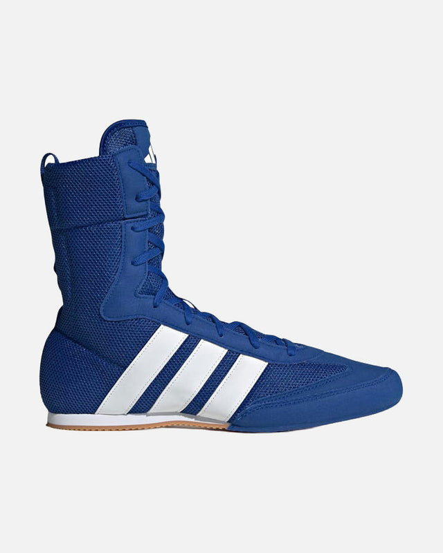 Botas de boxeo Adidas Box Hog Classic - Azul/Blanco