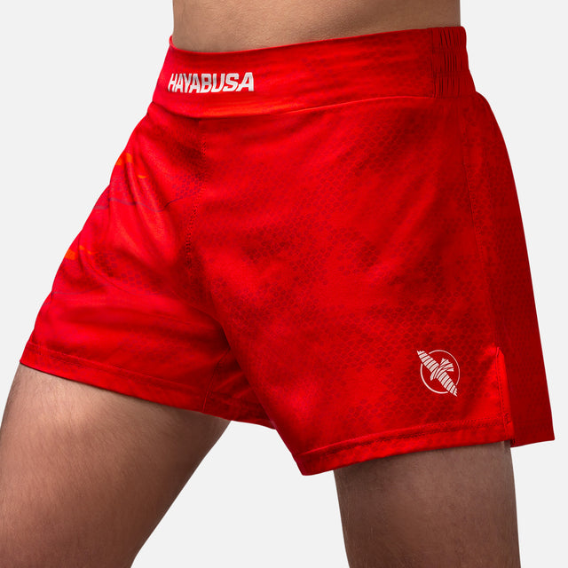 Pantaloncini Muay Thai Hayabusa Arrow – Rosso