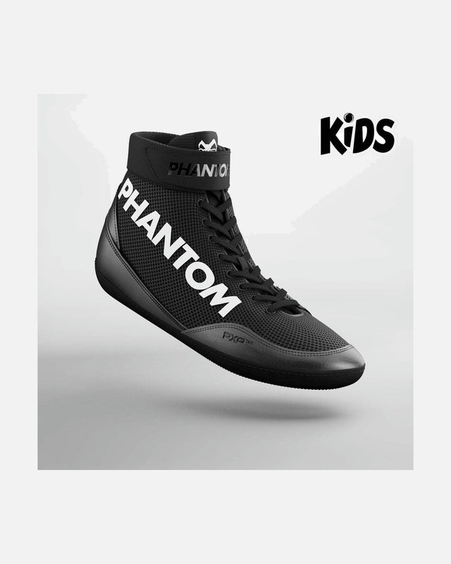 Phantom Athletics Ringerschuhe Combat Kinder – Schwarz