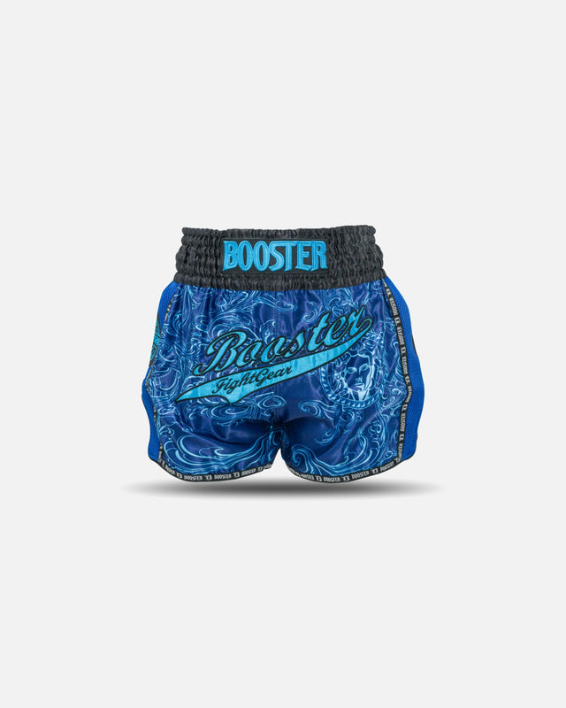 Booster Muay-Thai-Shorts Medusa – Blau