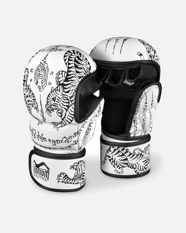 Luvas de sparring MMA Phantom Athletics Muay Thai – Branco
