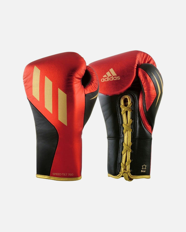 Gants de boxe Adidas Speed Tilt 750 – Rouge/Noir/Or