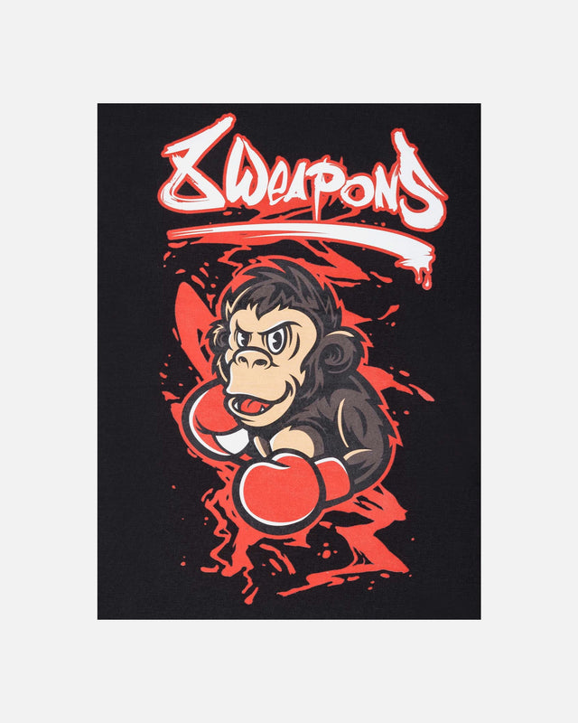 8 WEAPONS T-Shirt Joe – Sort/Rød