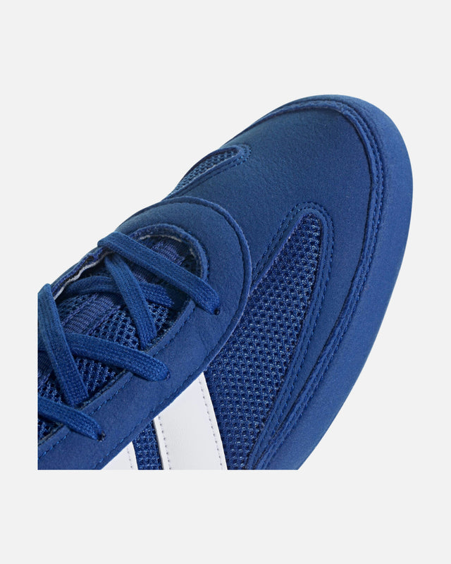 Botas de boxeo Adidas Box Hog Classic - Azul/Blanco