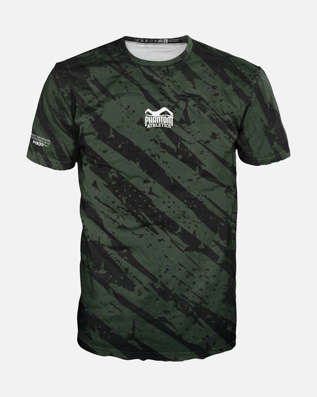 Phantom Athletics Trainingsshirt EVO Camo Tiger - Groen