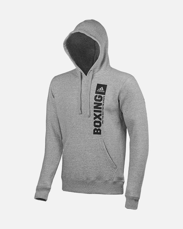 Adidas Hoodie Community Vertical Boxing - Grå/Sort