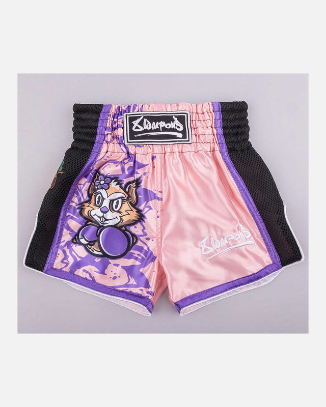 Pantaloni scurți Muay Thai 8 WEAPONS Jenny – Roz