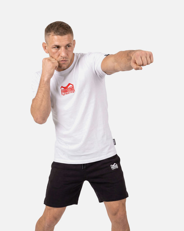 Camiseta Phantom Athletics Team – Blanco/Rojo