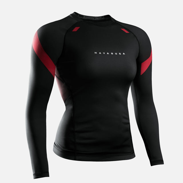 Hayabusa Rashguard Pro Ranked Långärmad Dam – Svart