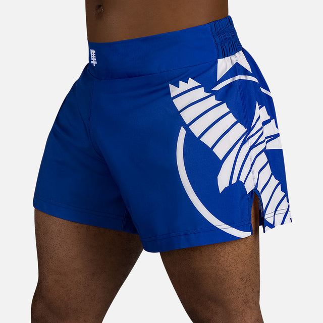 Muay Thai trenky Hayabusa Icon – Modré/Bílé