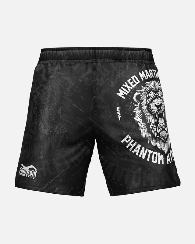 Pantaloncini MMA Phantom Athletics EVO Lionheart – Nero/Rosso
