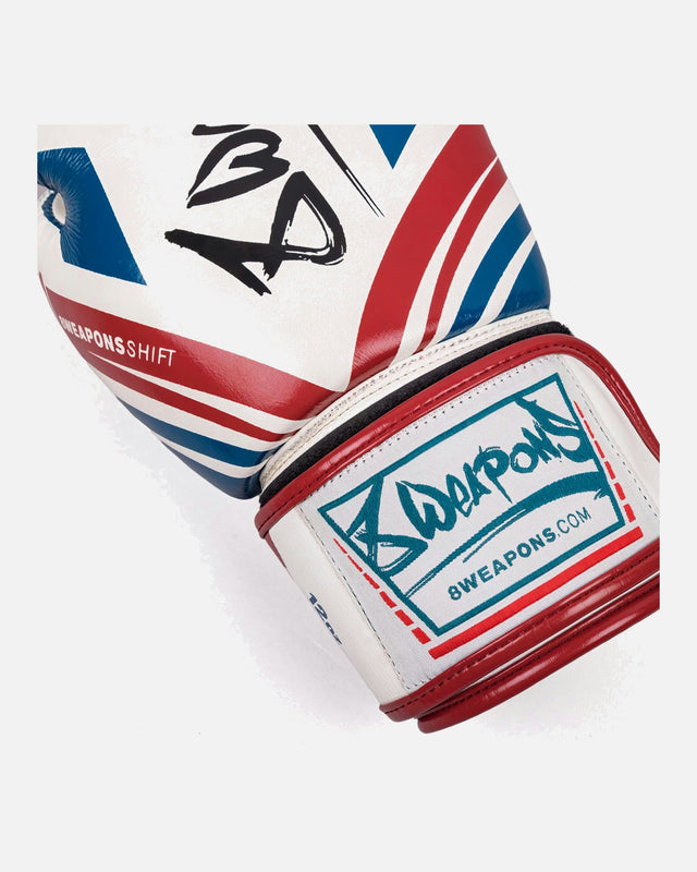 Guantoni da boxe 8 WEAPONS Shift – Bianco/Navy/Rosso