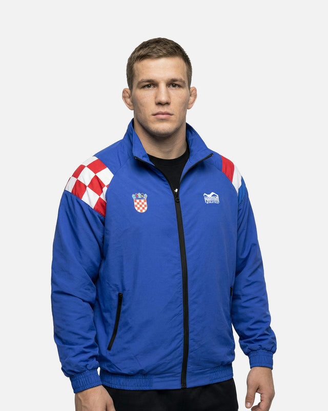 Phantom Athletics Tréninková bunda DMC Team Croatia – Modrá/Červená/Bílá