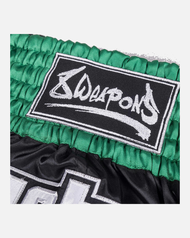 Shorts de Muay Thai 8 WEAPONS West Coast – Vert