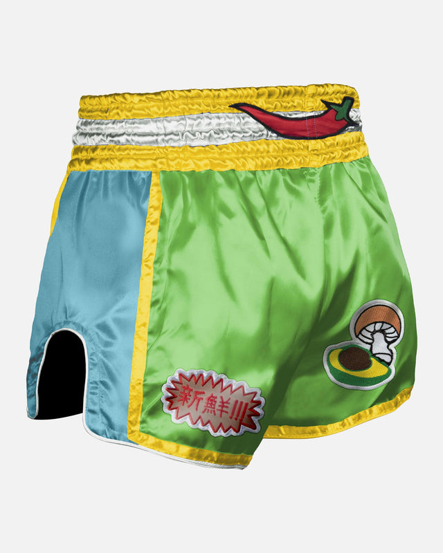 Muay Thai trenky 8 WEAPONS Yummy – Zelené