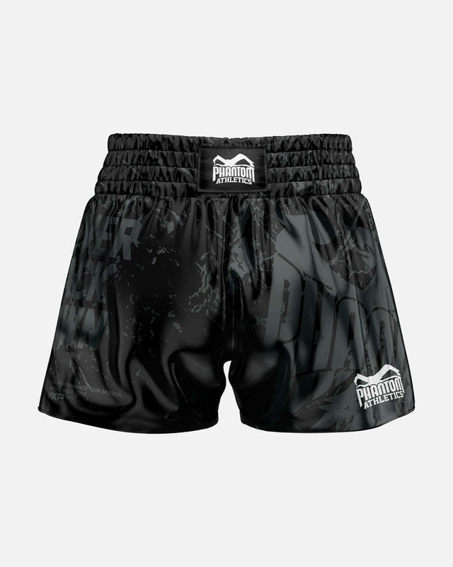 Shorts de Muay Thai Phantom Athletics Germany – Noir