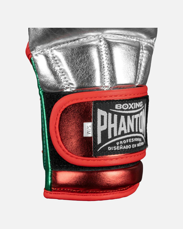 Guantes de MMA Phantom Athletics Mexico – Plata/Verde/Rojo