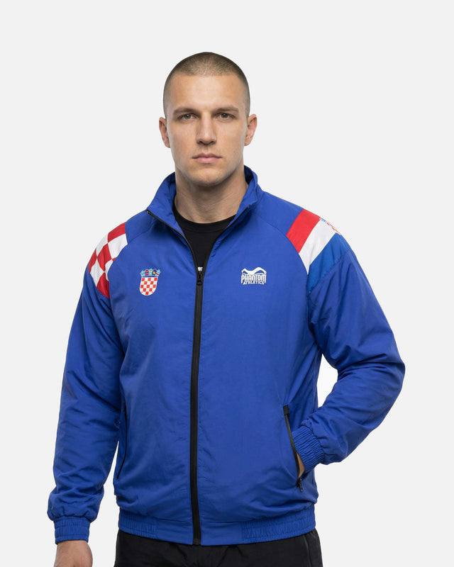 Phantom Athletics Tréninková bunda DMC Team Croatia – Modrá/Červená/Bílá