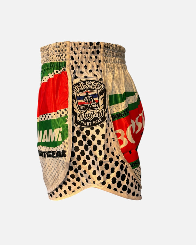 Pantaloncini Muay Thai Booster Suriname – Bianco