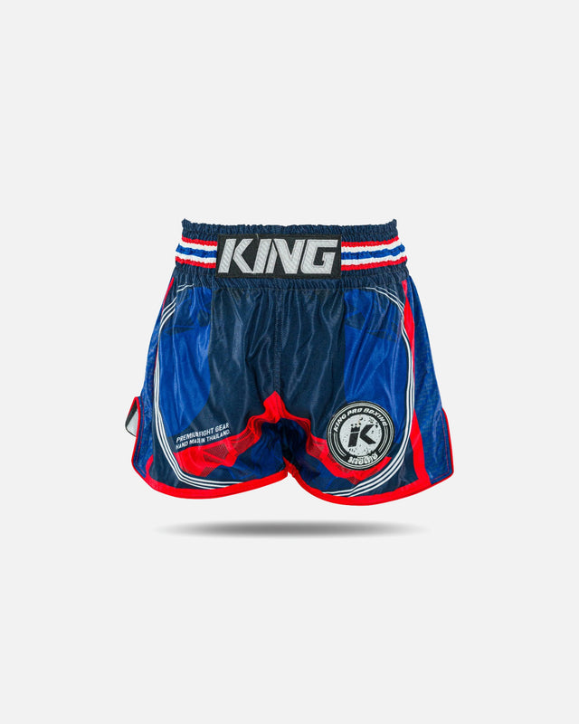 King Pro Boxing Muay Thai shorts Flag – Blå