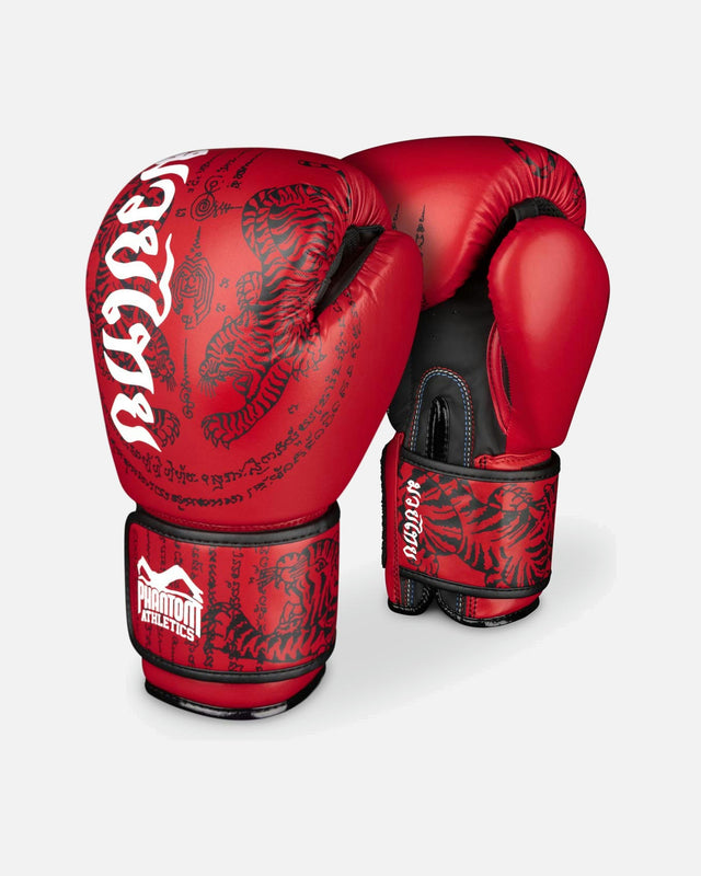 Guantes de boxeo Phantom Athletics Muay Thai - Rojo