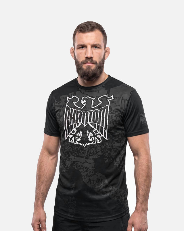 Phantom Athletics Trainingsshirt EVO Germany Silver Eagle - Sort/Grå